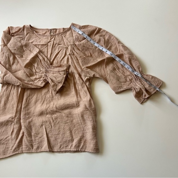 Pink Puff Sleeve Blouse - Picture 6 of 8